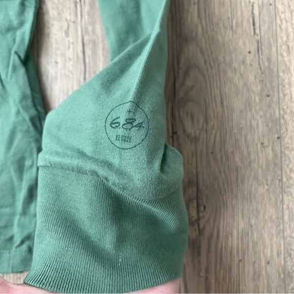 Allbirds Top 100% Organic Cotton Long Sleeve T-Shirt Green NEW Sz Small - Picture 5 of 9